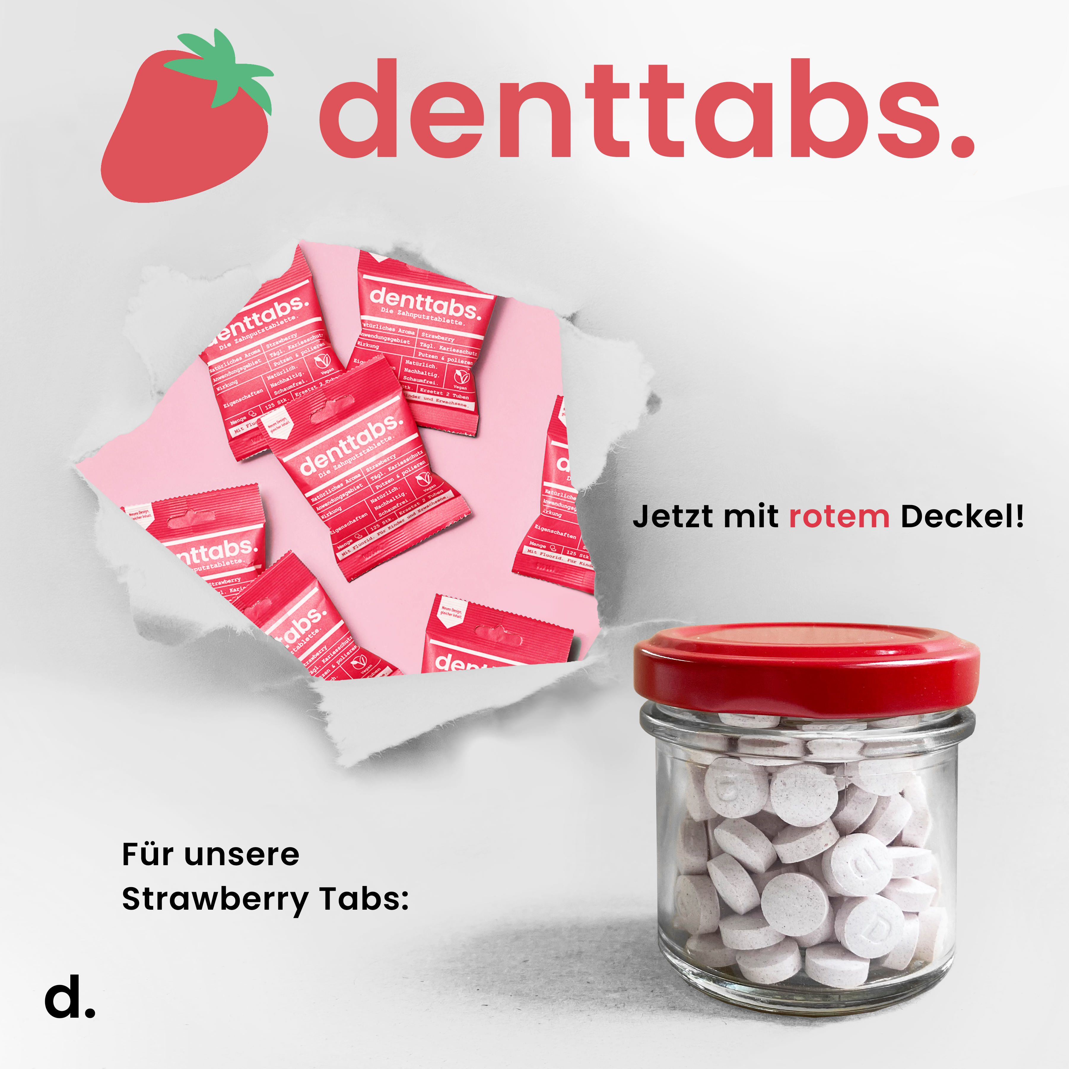 Zahnputztabletten für Kinder von Denttabs – natürlich, vegan und zahnschonend