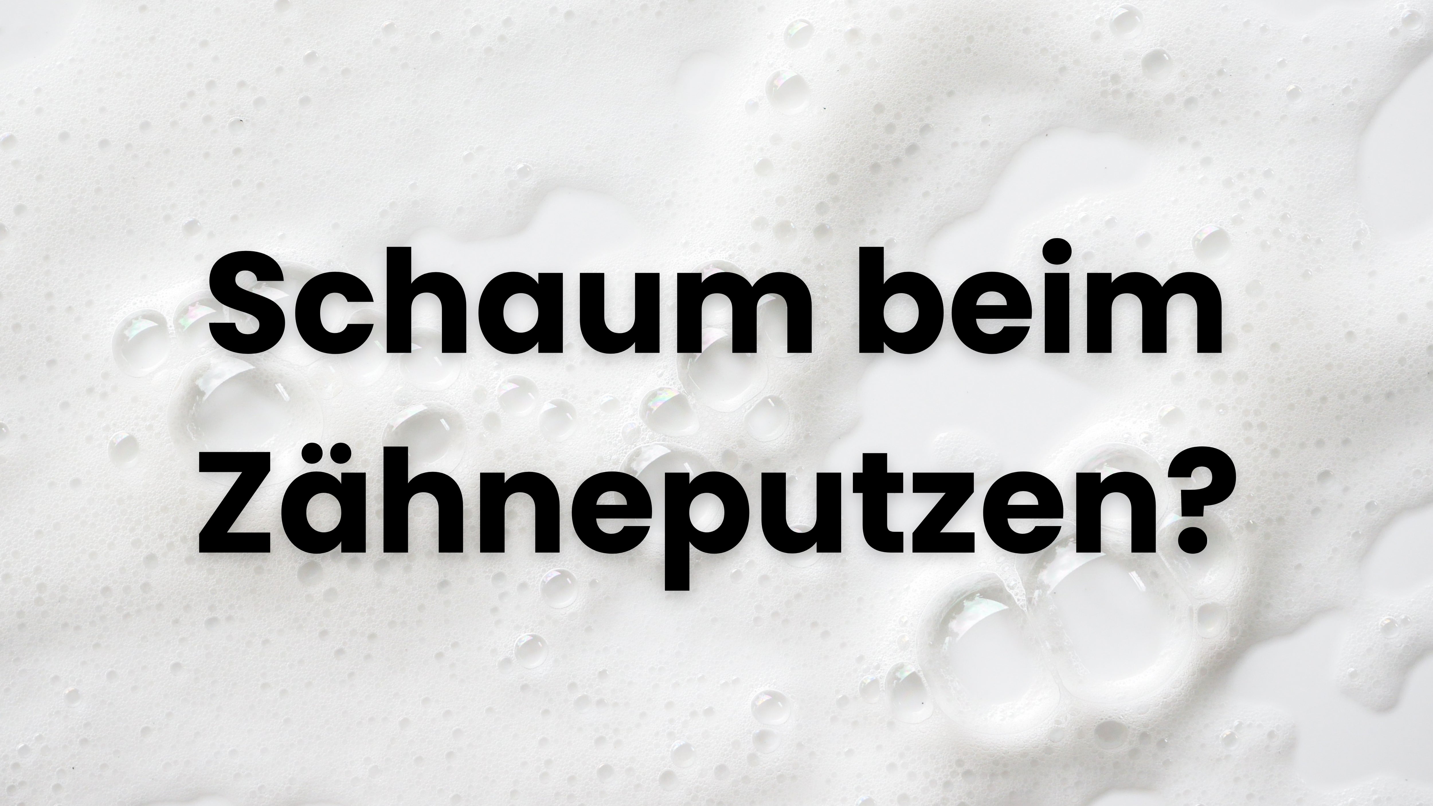 Load video: Schaum beim Zähneputzen ist unnötig. Denttabs funktionieren ohne Schaum. Axel Kaiser erklärt wieso.