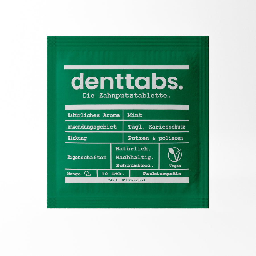 Toothpastetablets trial sachet
